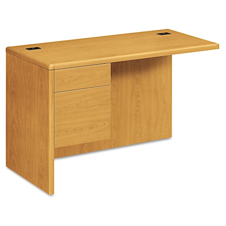 Hon Desk Return L Workstation Return, Left .75 Pedestal, 24 in D X 29-1/2 in H, 48" W X Harvest H10716L.CC